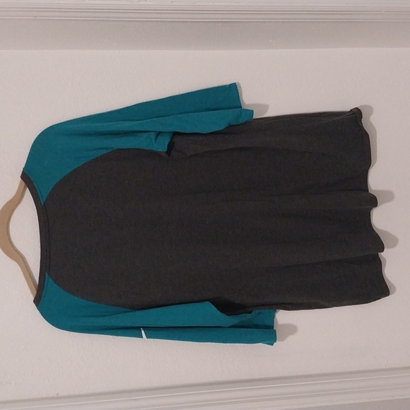 Women's Nike  Miami Dolphins  Throwback Logo Tri-Blend 3/4-Sleeve XXL - Picture 4 of 4